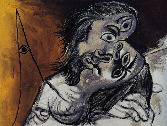 Picasso, Homme et femme, 1969