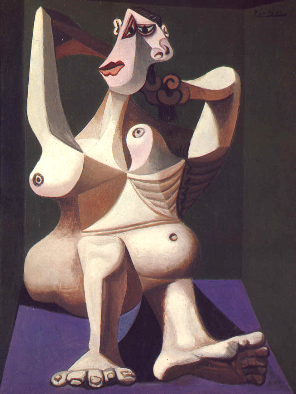 Picasso, Femme se Peignant, Juin 1940