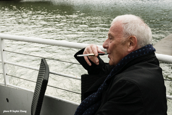 Philippe Sollers, photo © Sophie Zhang